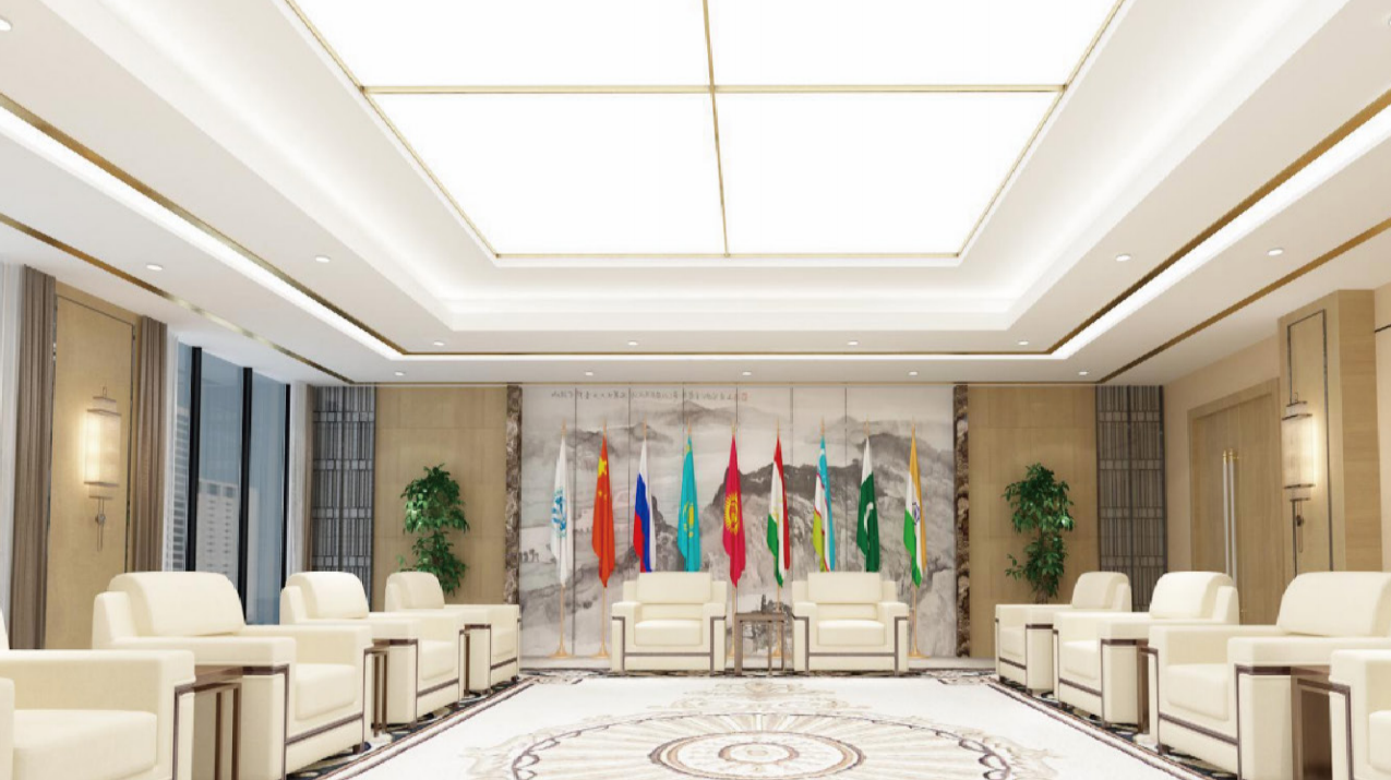 中国-上合组织地方经贸合作示范区会客厅